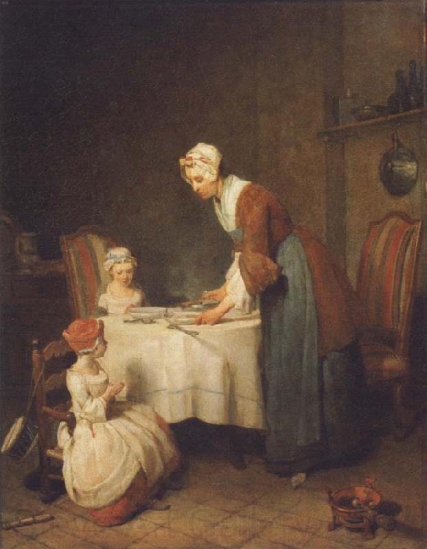 Jean Baptiste Simeon Chardin The grace France oil painting art